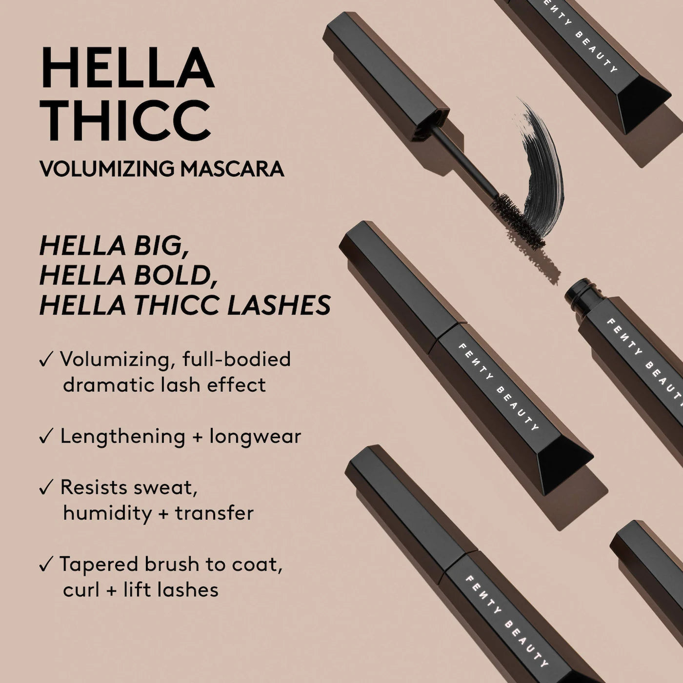 Hella Thicc Volumizing Mascara - Cuz I'm Black