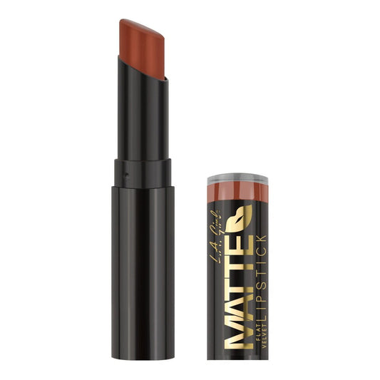 Matte Flat Velvet Lipstick - Saucy