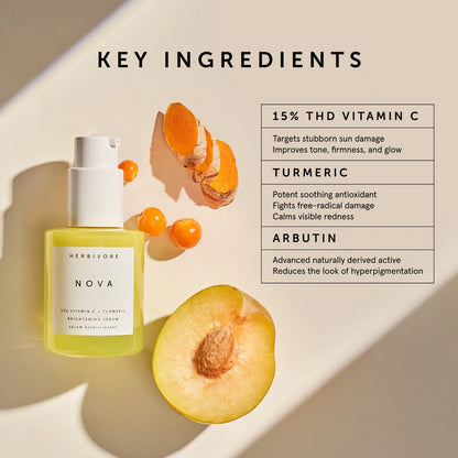 NOVA 15% Vitamin C & Turmeric Brightening Serum