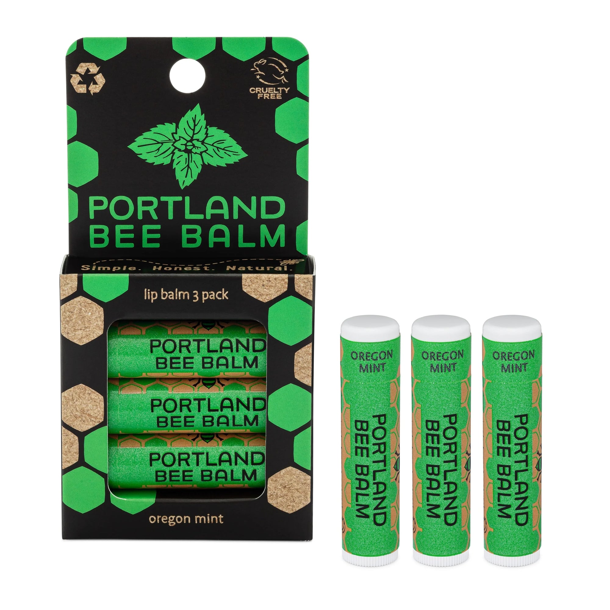 Oregon Mint - Lip Balm 3 Pack