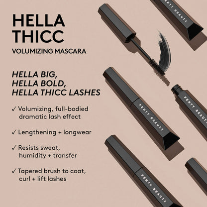 Hella Thicc Volumizing Mascara - Cuz I'm Black